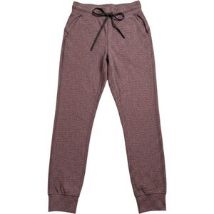 Lululemon Ready to Rulu Jogger Heathered Dark Pink Plum Space Dye Pants Size 2